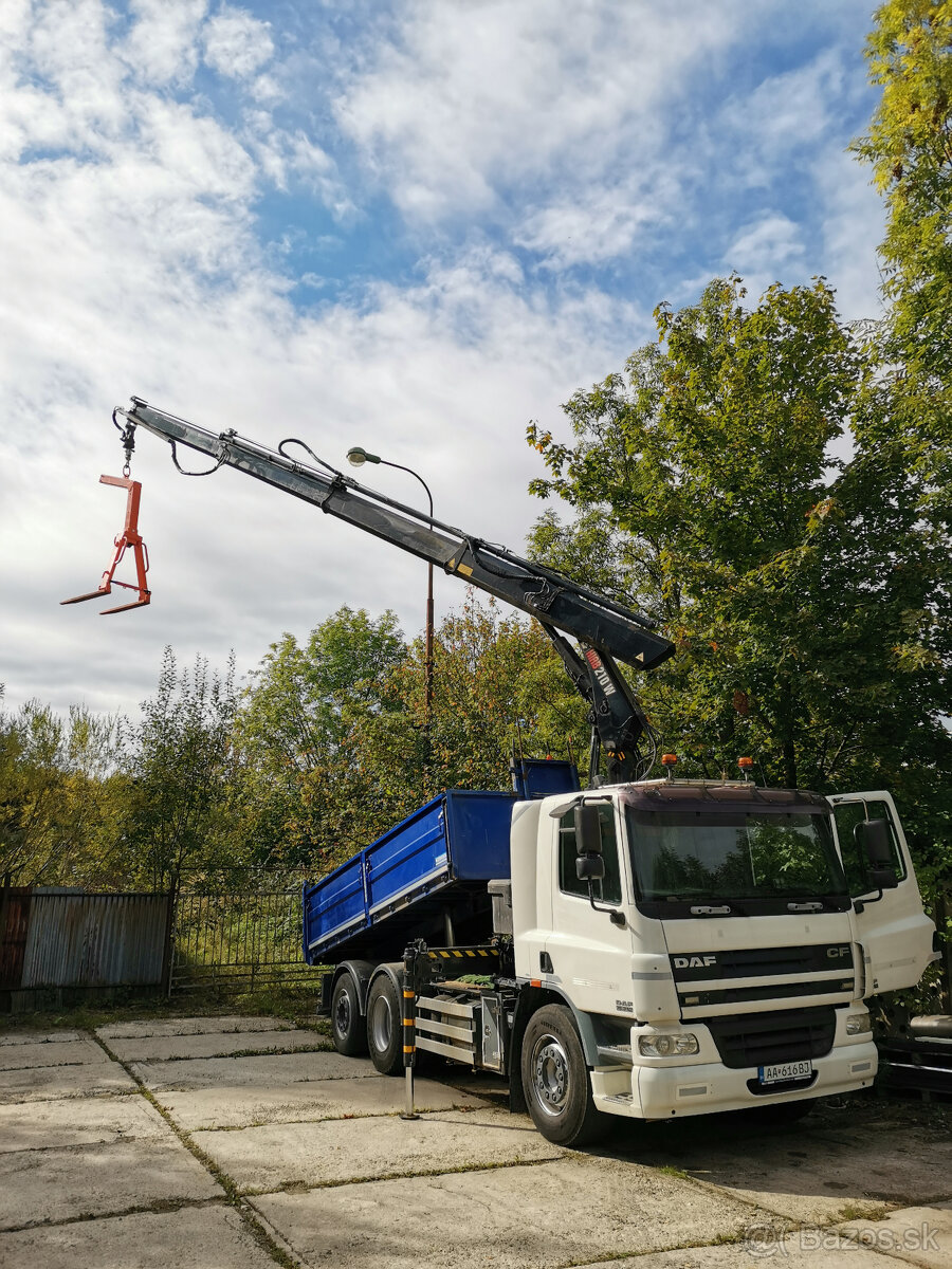 Autodoprava s hydraulickou rukou