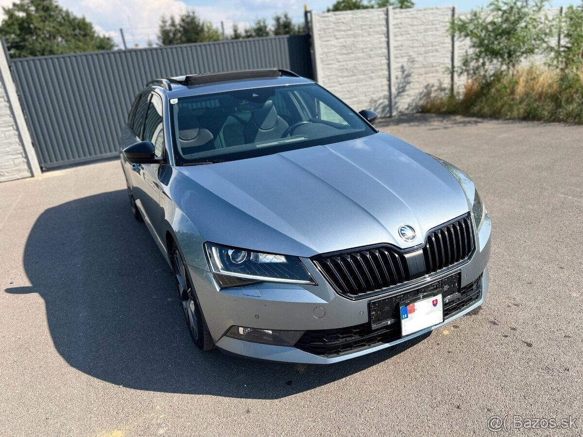 ŠKODA SUPERB III, SPORTLINE 2.0TDi 110KW, PANORÁMA