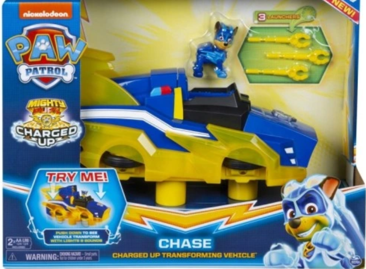 Paw Ptrol Chase Charged up Transforming vehicle