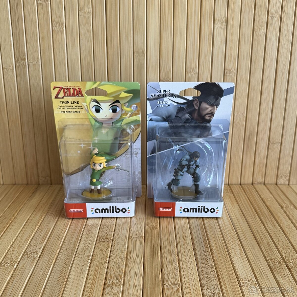 Predám Amiibo Toon LinkTM The Wind Waker a Solid Snake