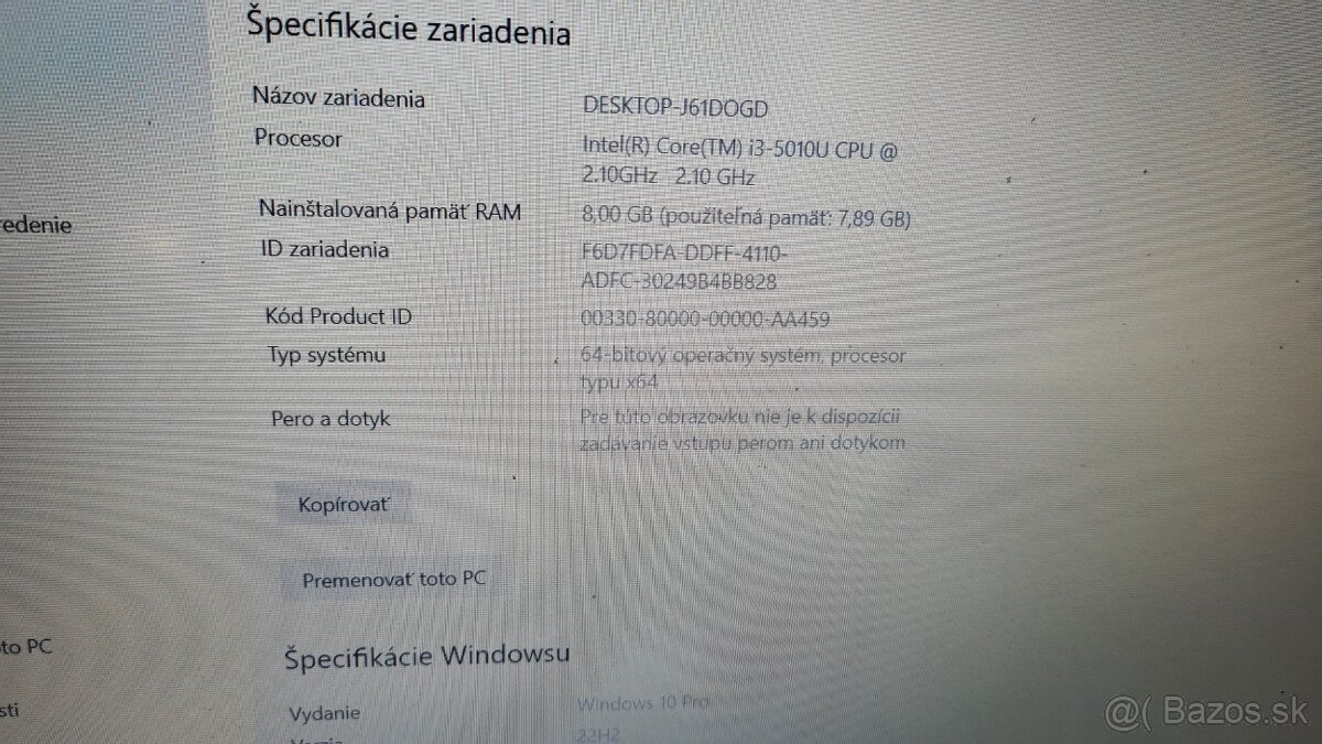 HP Probook 450 G2 - intel i3, 8GB RAM, 120GB SSD + 750GB HDD