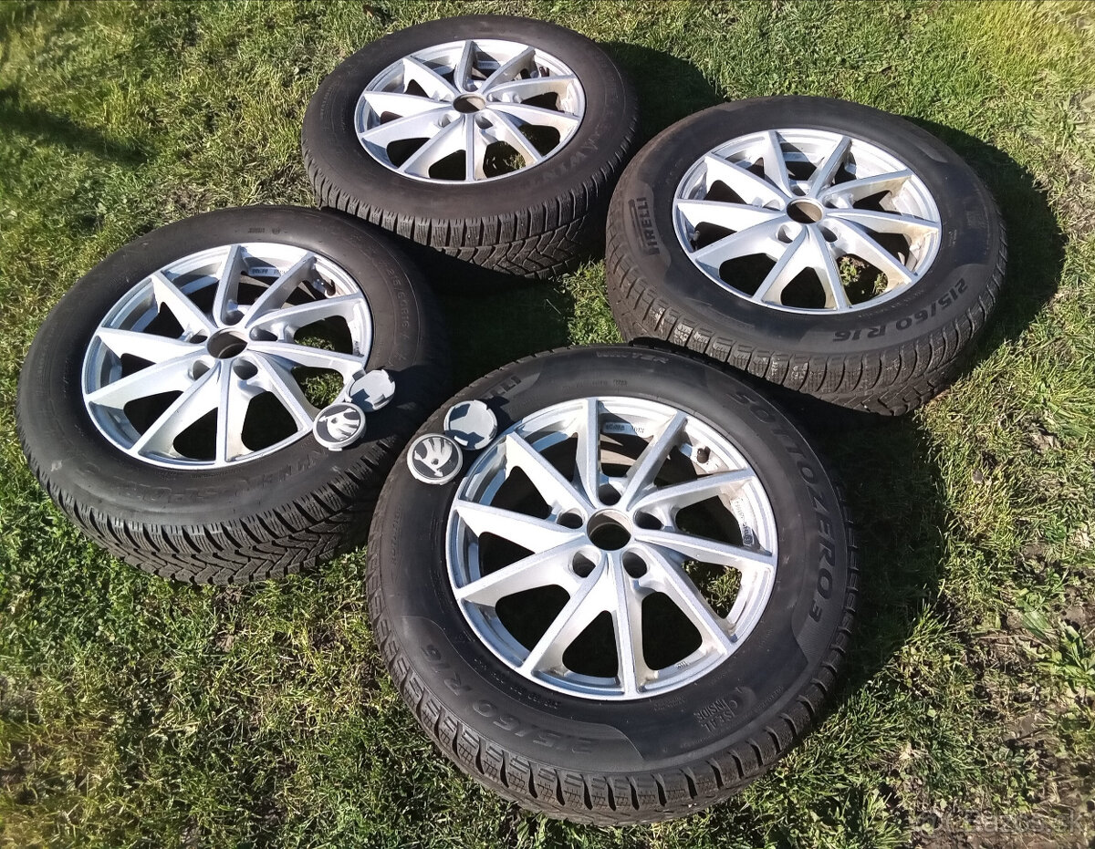 Zimné kolesá ŠKODA 5x112 r16