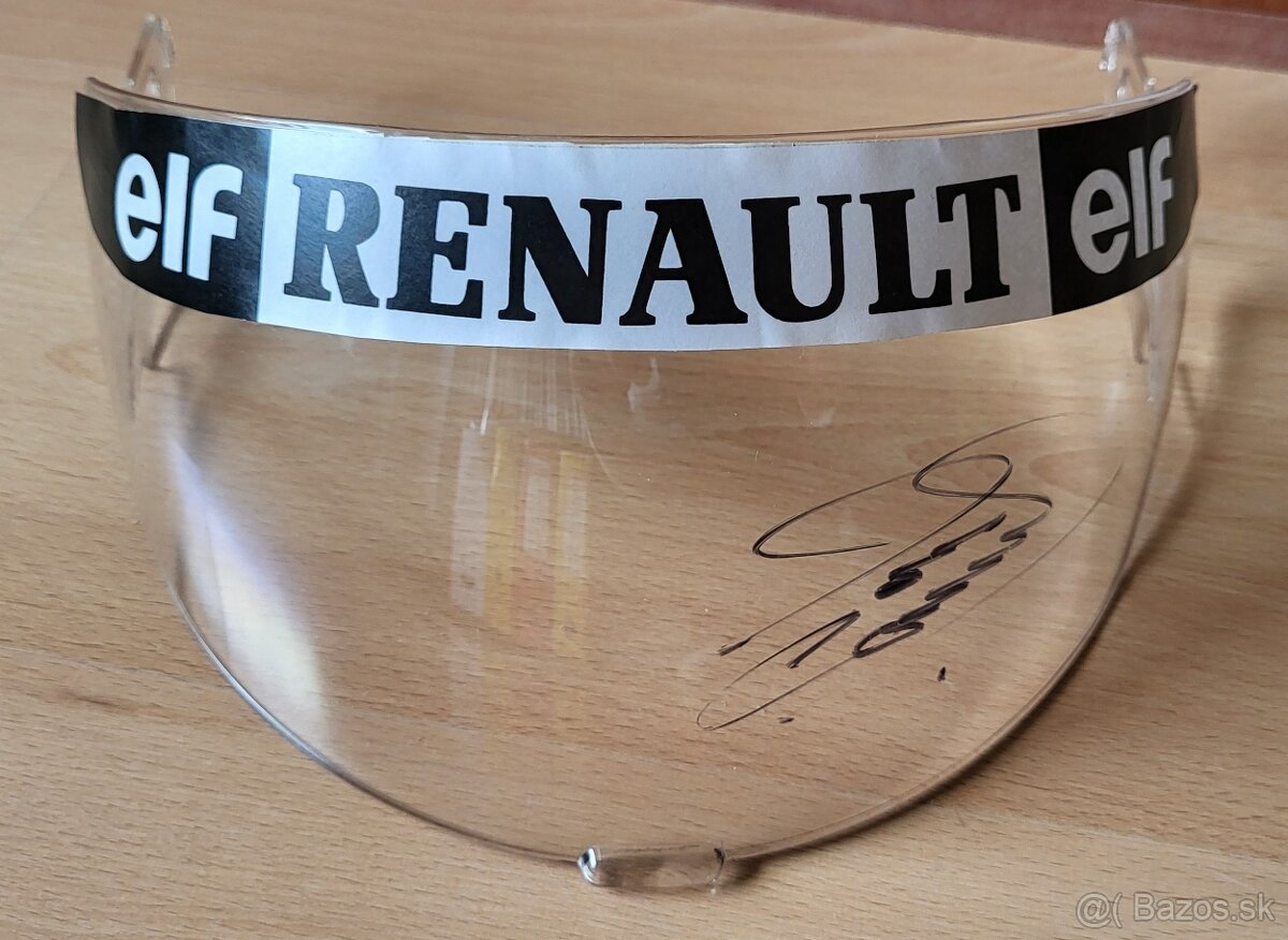 David Coulthard originální autogram na vizoru (hledí)