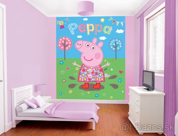 WALLTASTIC®  Fototapeta 203 x 243cm PEPPA PIG