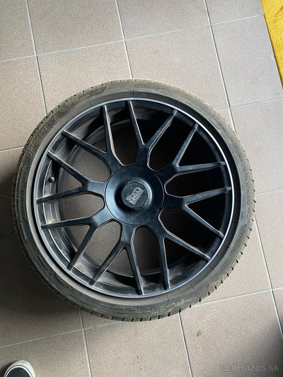 Disky MAM GT1MBLP + pneu Bridgestone Turanza