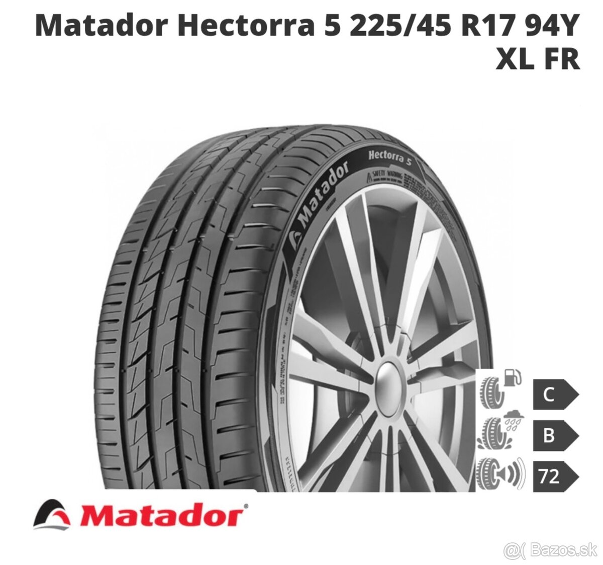 Nové letné pneumatiky Matador, 225/45 R17