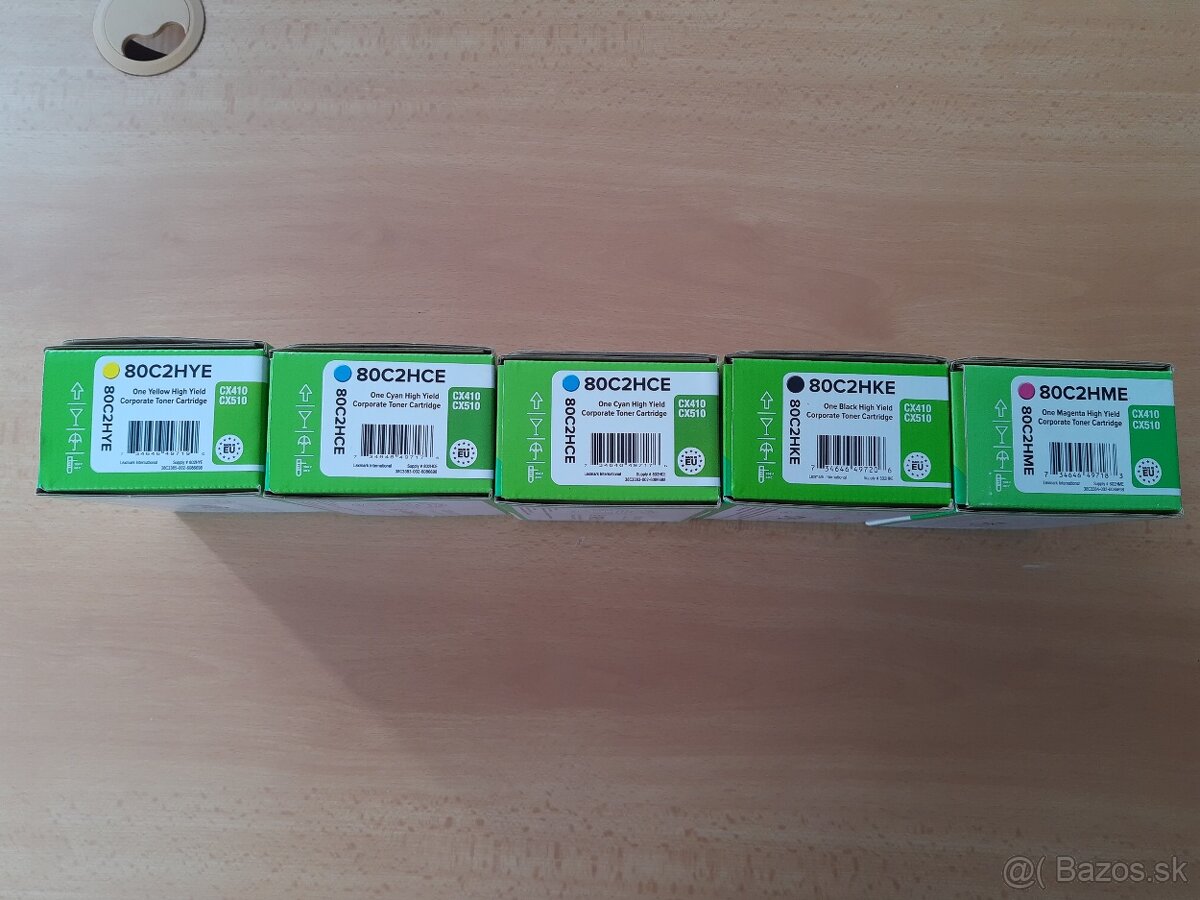 Nové tonery do Lexmark CX 410,510 - 5 ks