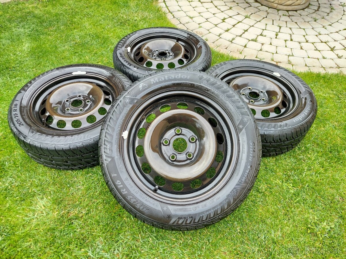 Plechové disky ŠKODA,Volkswagen,Seat, 205/55 R16 ,5x112