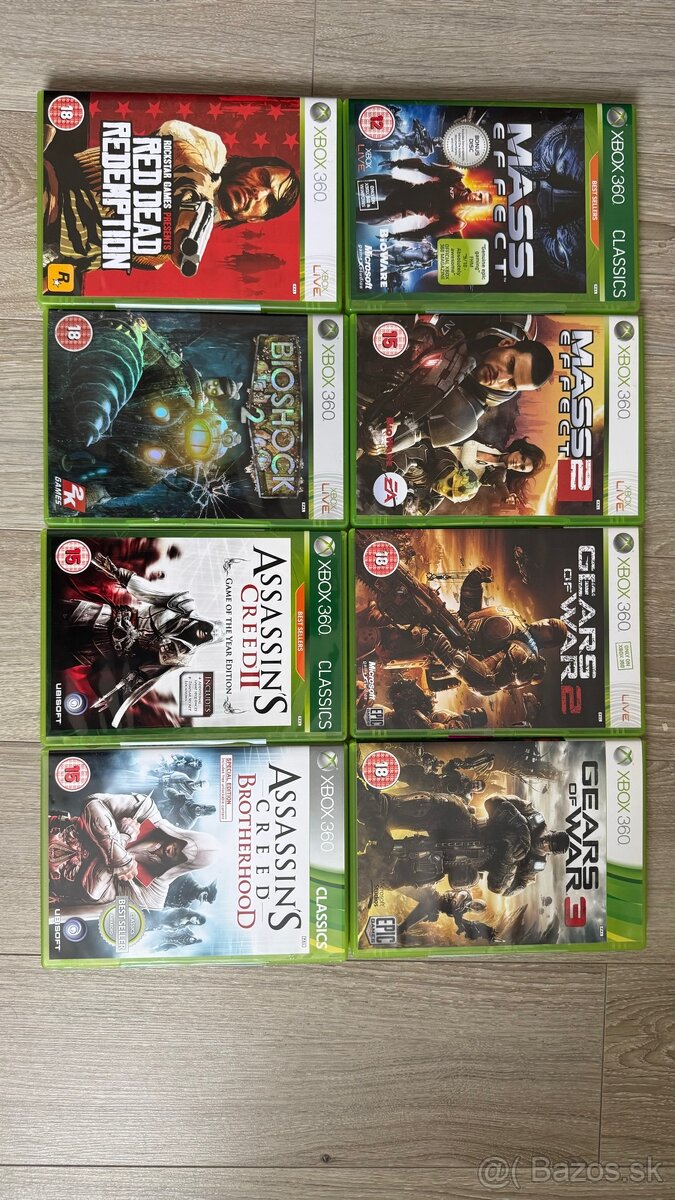 Predám xbox 360 original hry 5€/kus