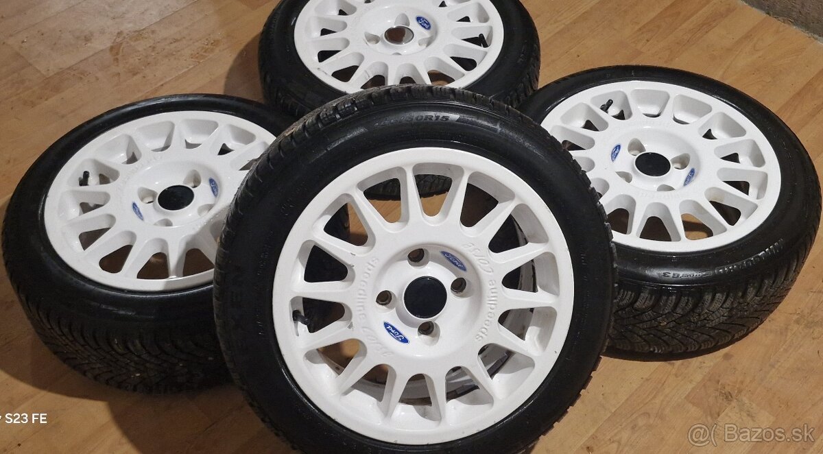 Predám Alu. Speedline Corse 4x108 R15 + zanovne zimne 195/50