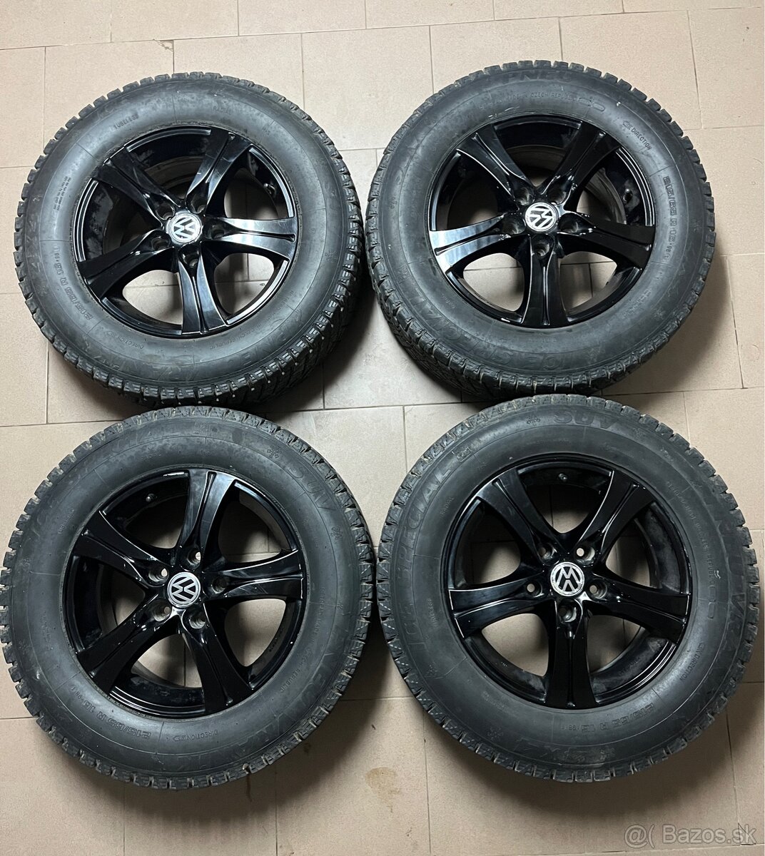 Disky VW 5x120 r16 zimne pneu