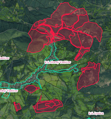 ZĽAVA  Predám podiel v urbári Horný Vadičov - vyše 2,7 ha