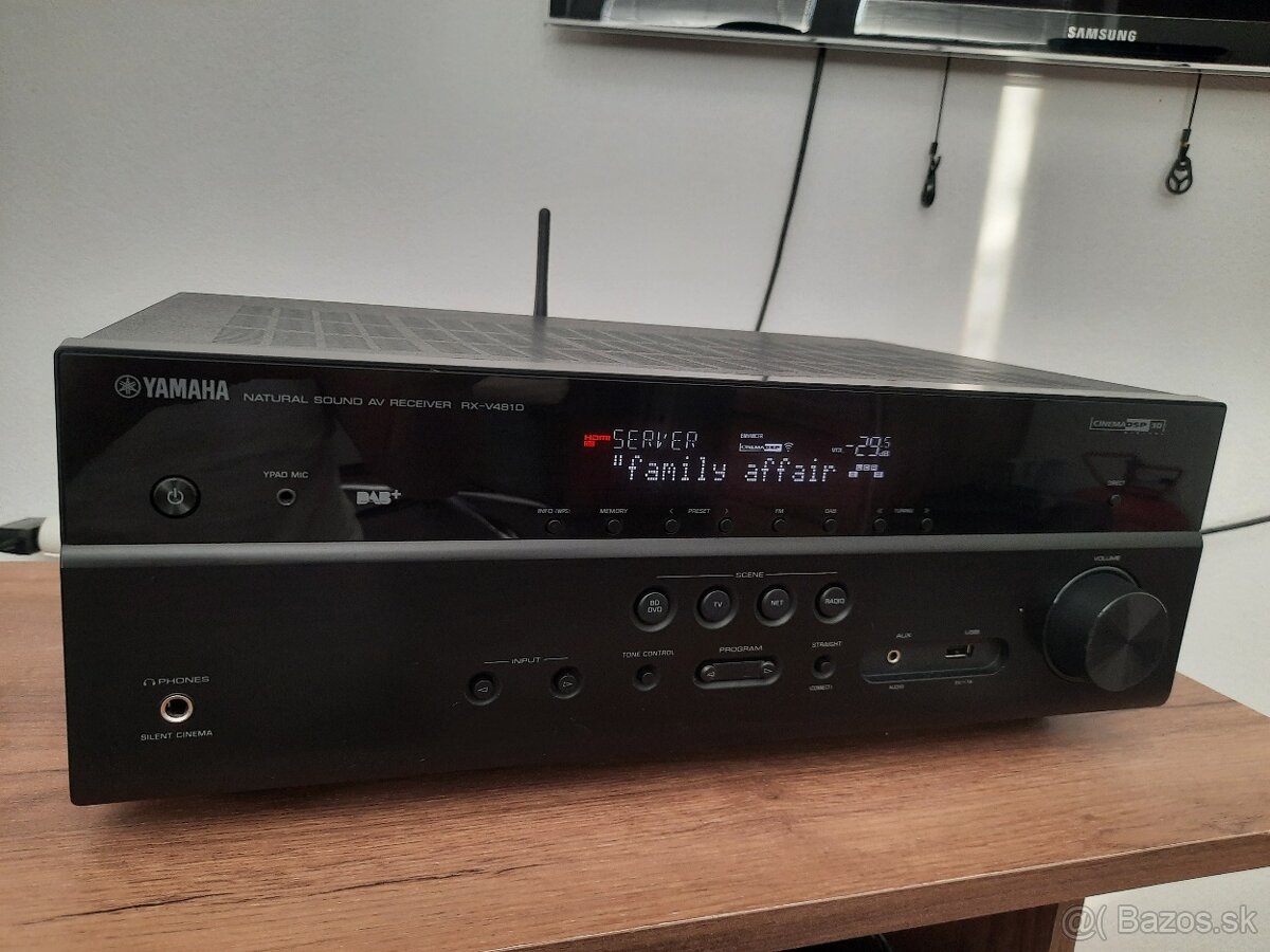 Predam 5.1 AV receiver Yamaha RX-V 481D