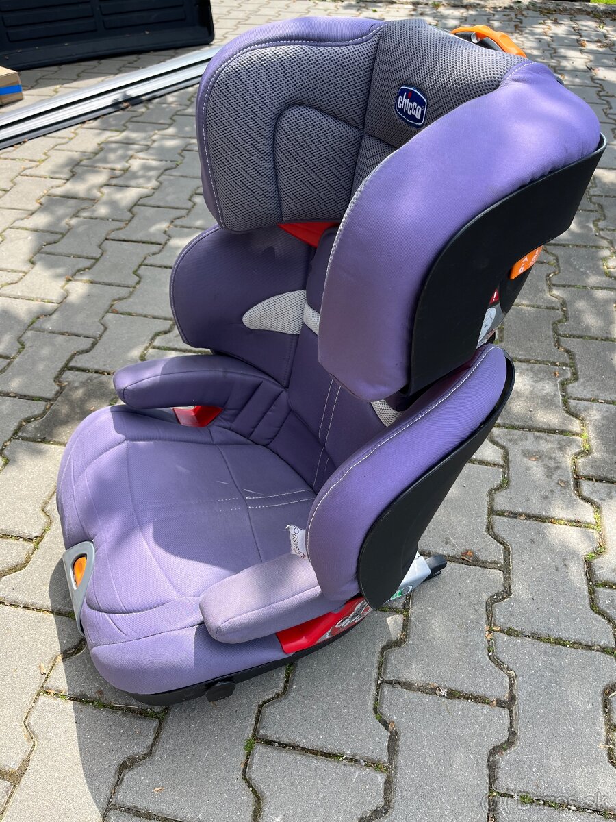 Predám autosedačku Chicco 15-36kg ISOFIX