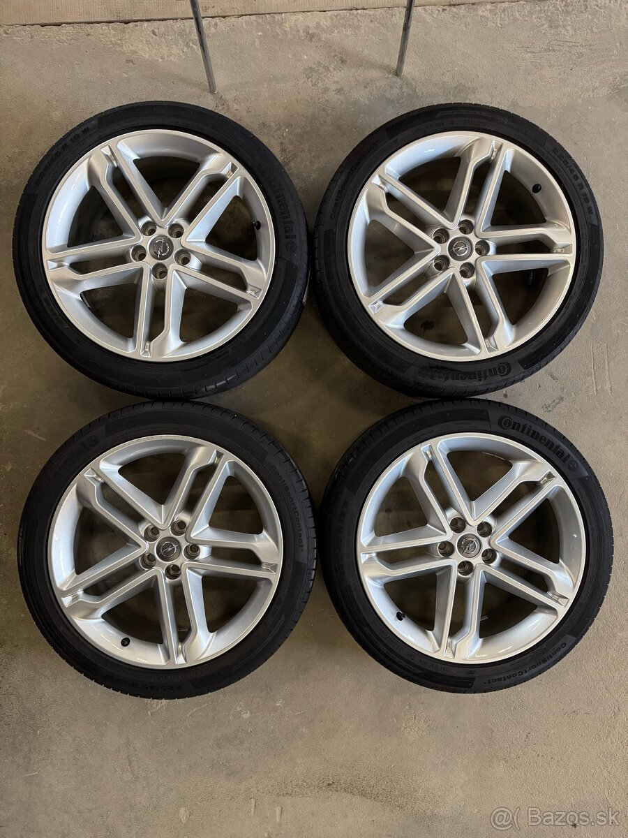 hliníkové disky opel r19, letné pneumatiky 225/45r19