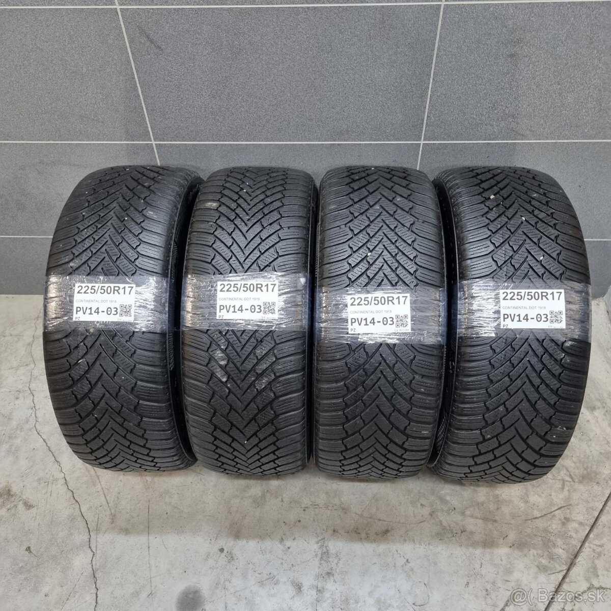 Zimné pneumatiky 225/50 R17 CONTINENTAL DOT1918