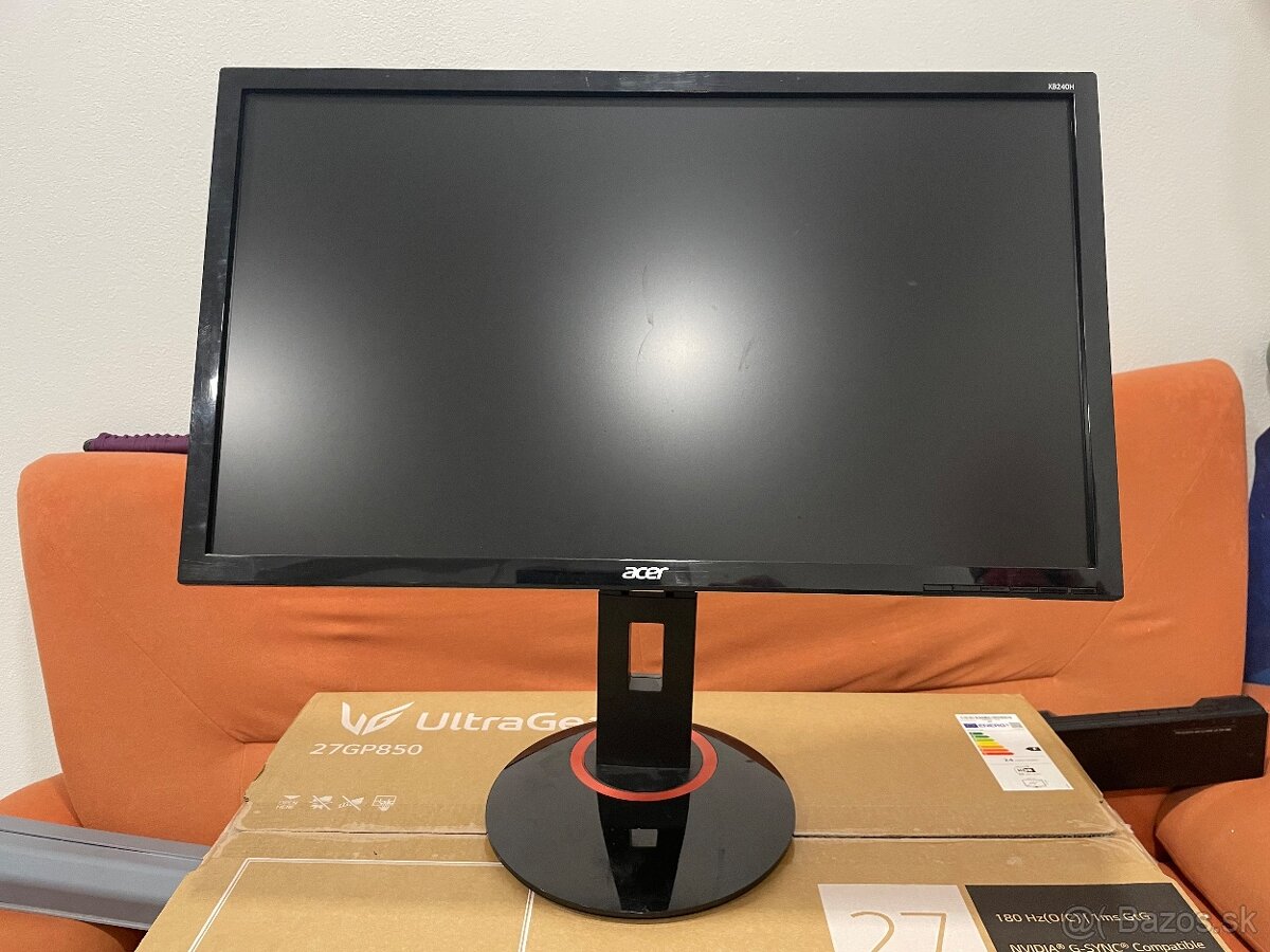 Skutočný G-Sync 1-144Hz 24" Herný Full HD Monitor  ACER