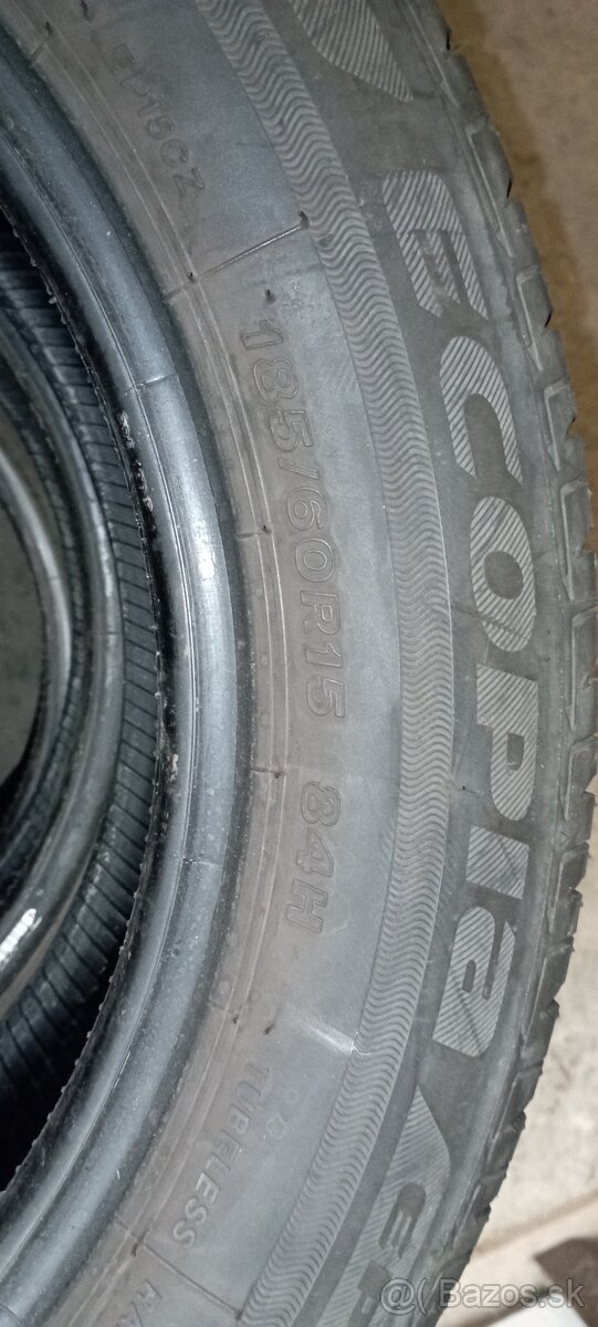 185/60R15 84H,Bridgestone Ecopia, Dot 2016