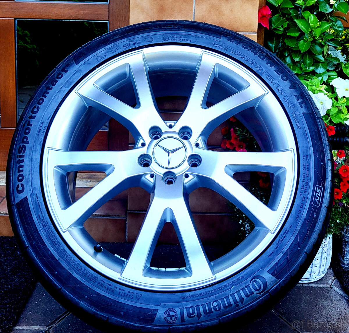 alu R20 5x112, (zimné pneu 265/45) orig. Mercedes R + ML