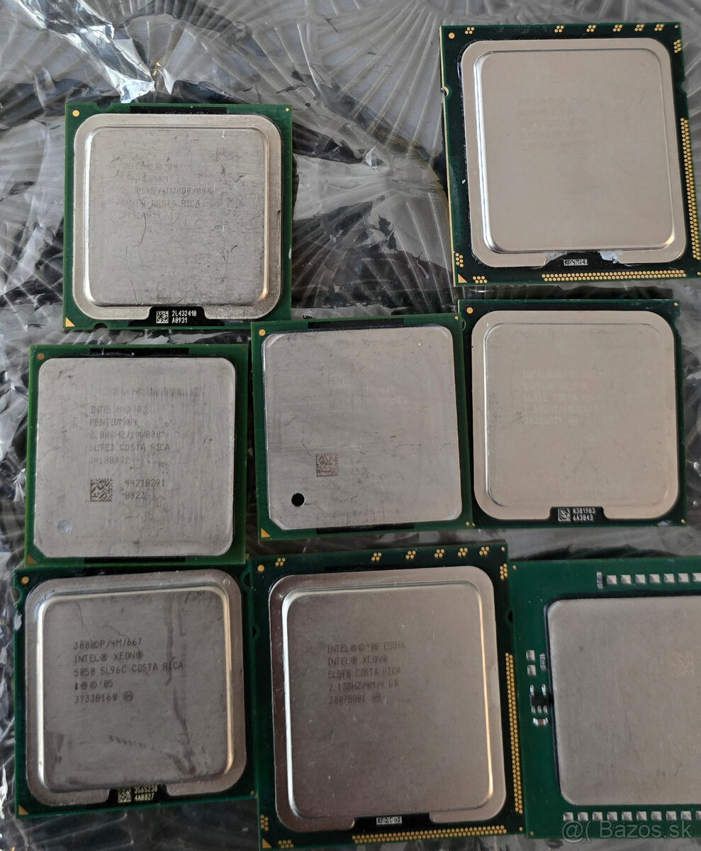 Procesory XEON a PENTIUM