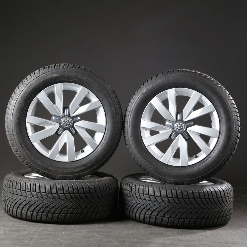 5x112 R16 originál kolesa disky s pneu Passat B8 - Aragon -