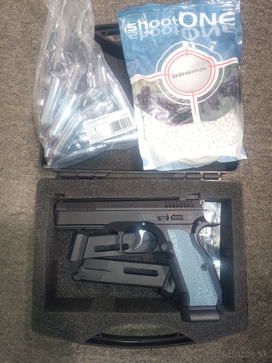 Predam 6mm CZ Shadow 2 CO2 s bombickami a gulickami