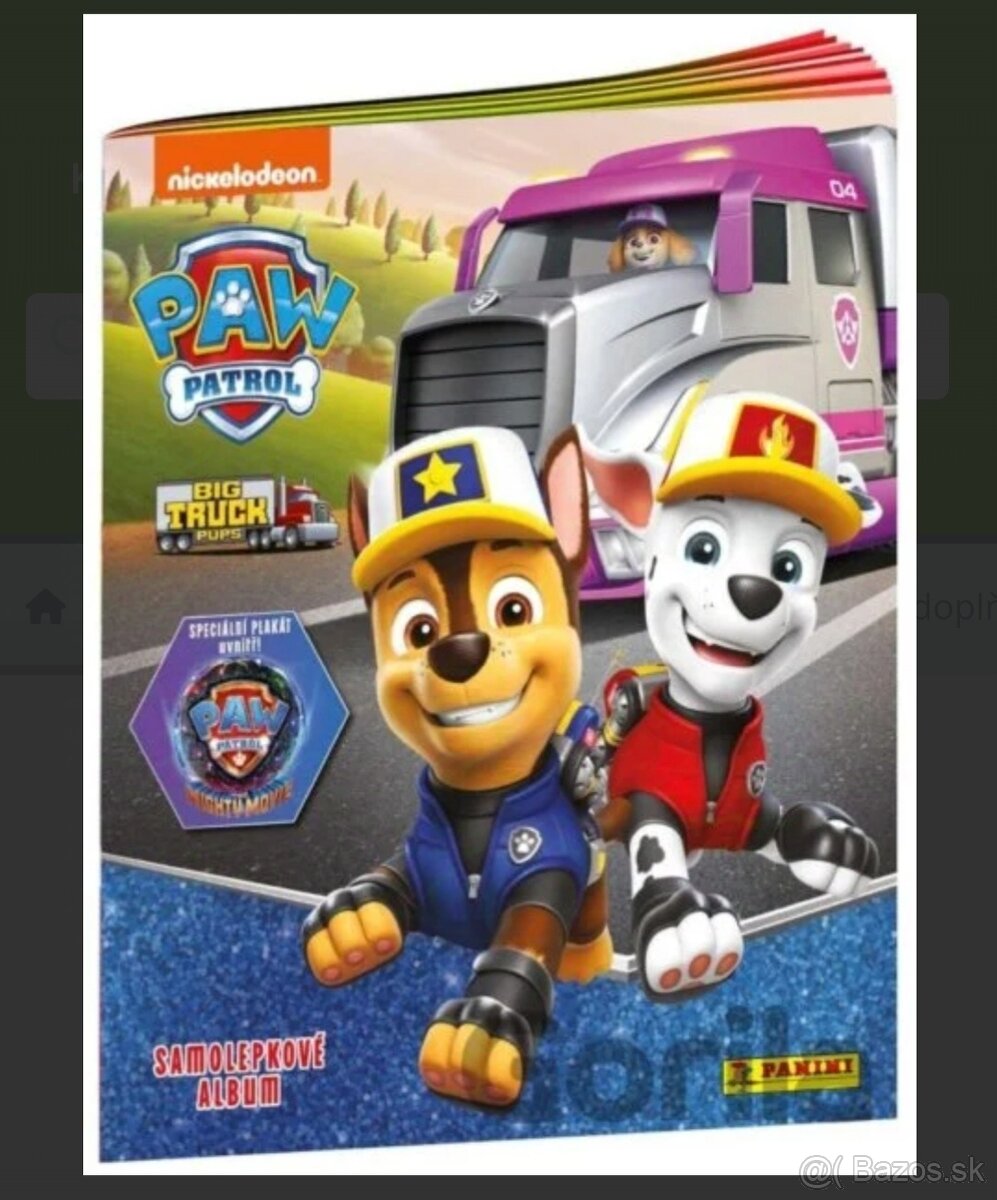 Samolepky nálepky Paw Patrol Big Truck Pups