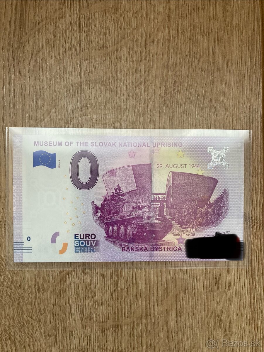 0€ bankovka SNP