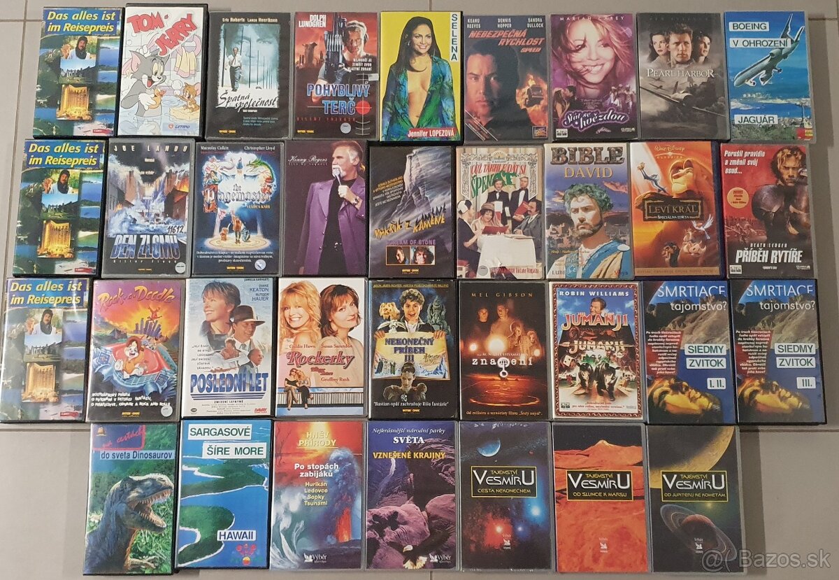 VHS videokazety