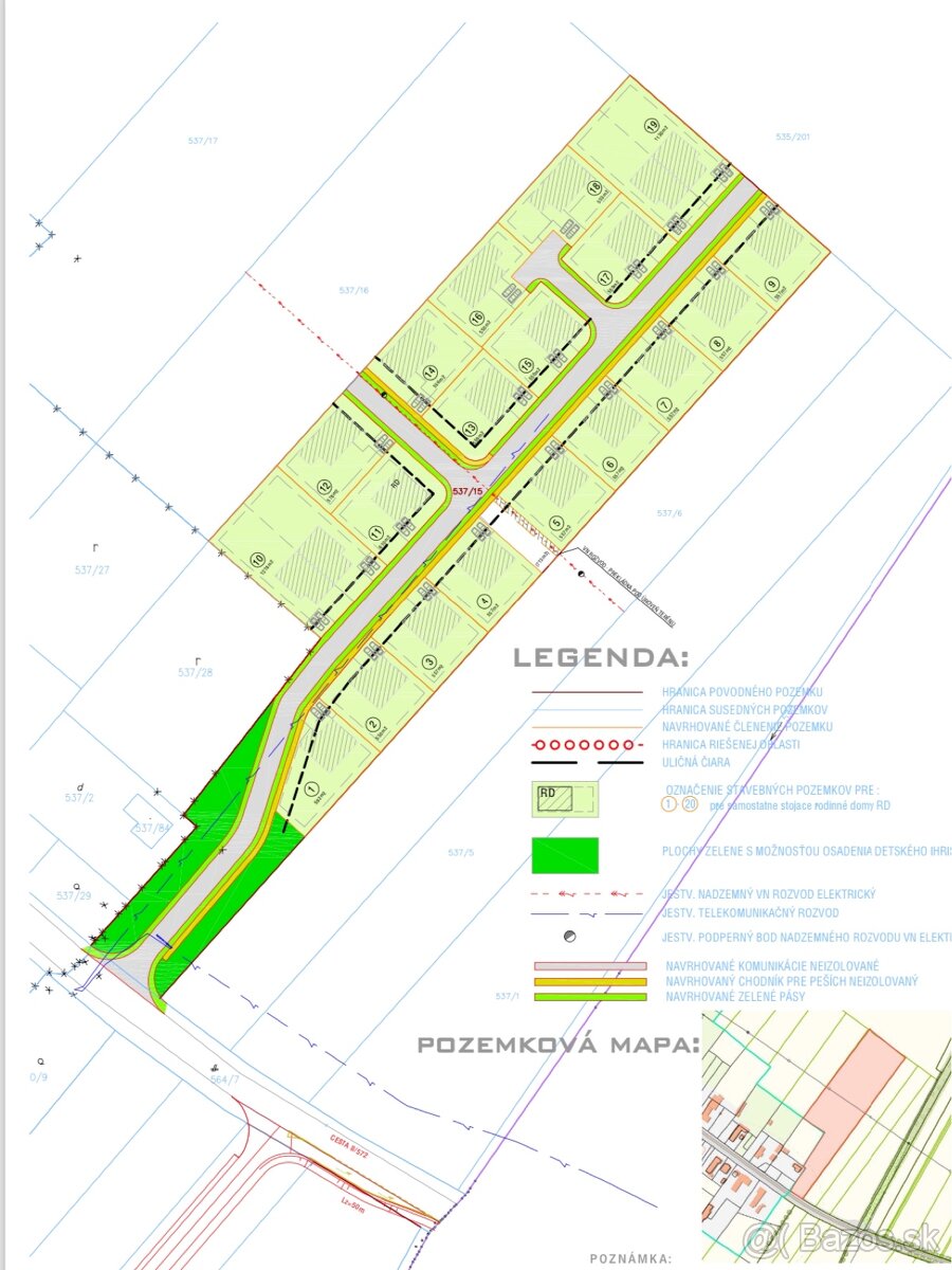 Investičná príležitosť v Michal na Ostrove - IBV 16.590m2