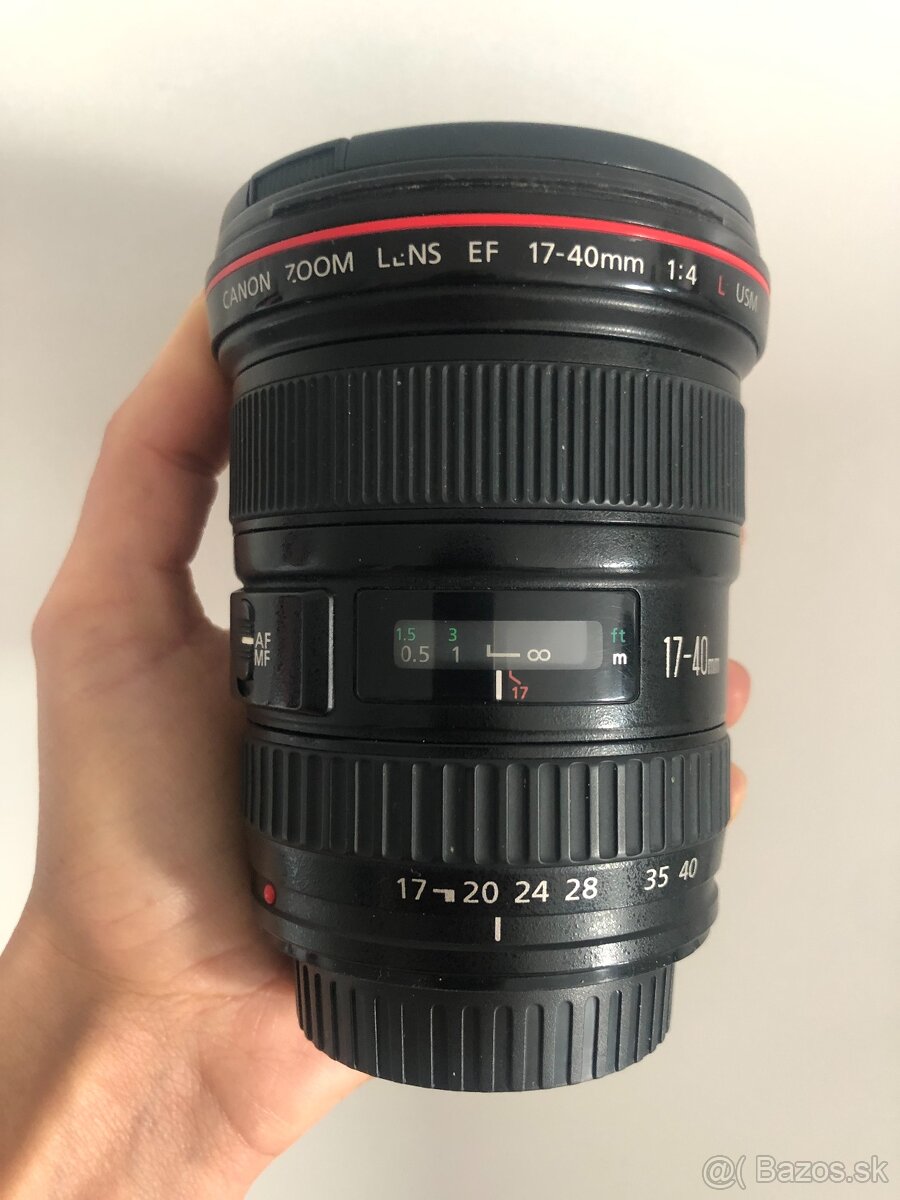 Objektiv canon zoom lens EF 17-40mm 1:4 L USM