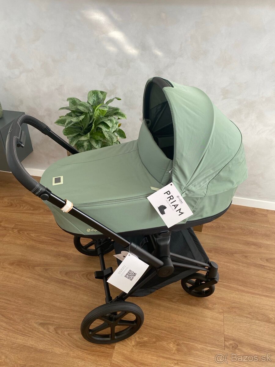 Cybex vanička Priam 4.0 Lux Green Leaf