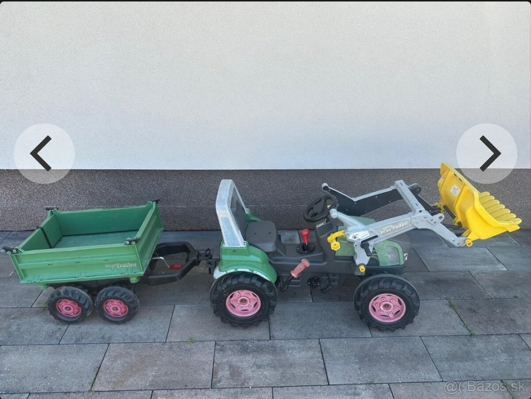 Šľapaci traktor Fendt Rolly toys