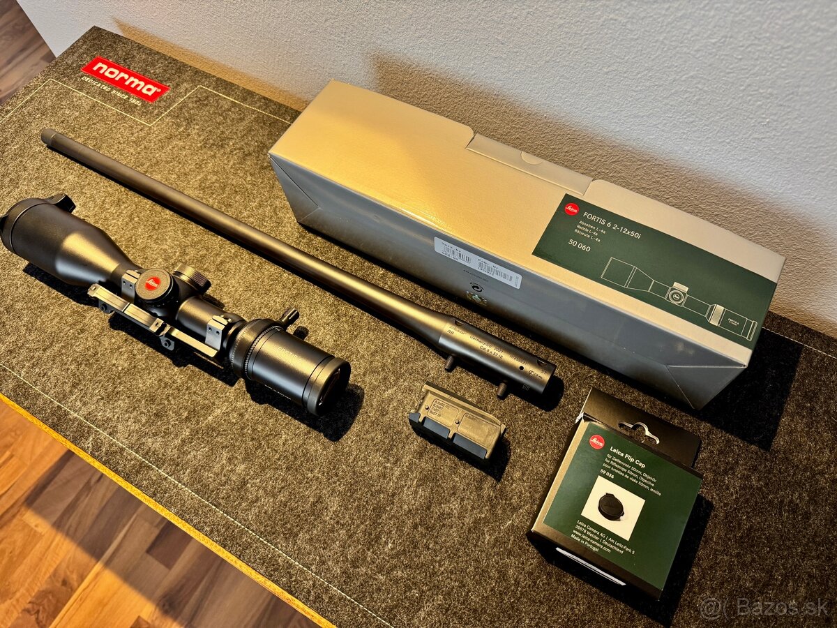 Hlaveň R8 8x57IS Standard + zavit & Leica Fortis 2-12x50i