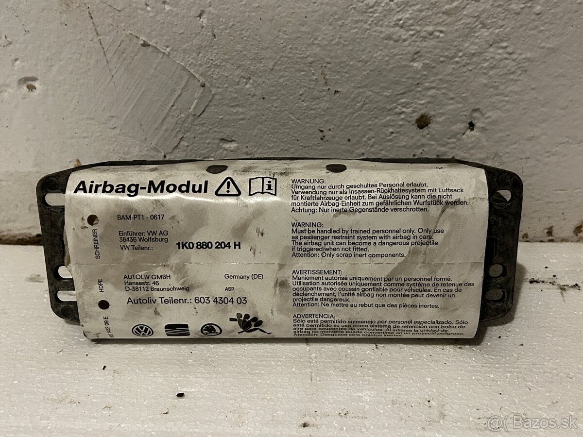 AIRBAG MODUL VW/SEAT/ŠKODA