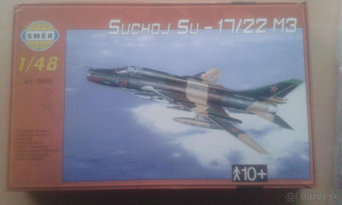 Su-17/22M3 1/48 SMER,Eudard 1/144 Spitfire