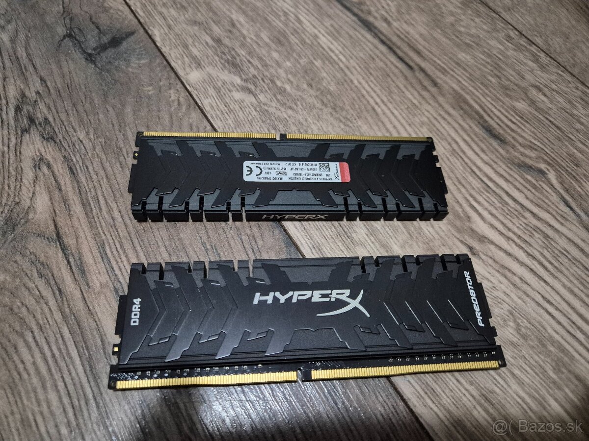 Predam 16GB DDR4-3600MHz HyperX Predator CL17, kit 2x8GB