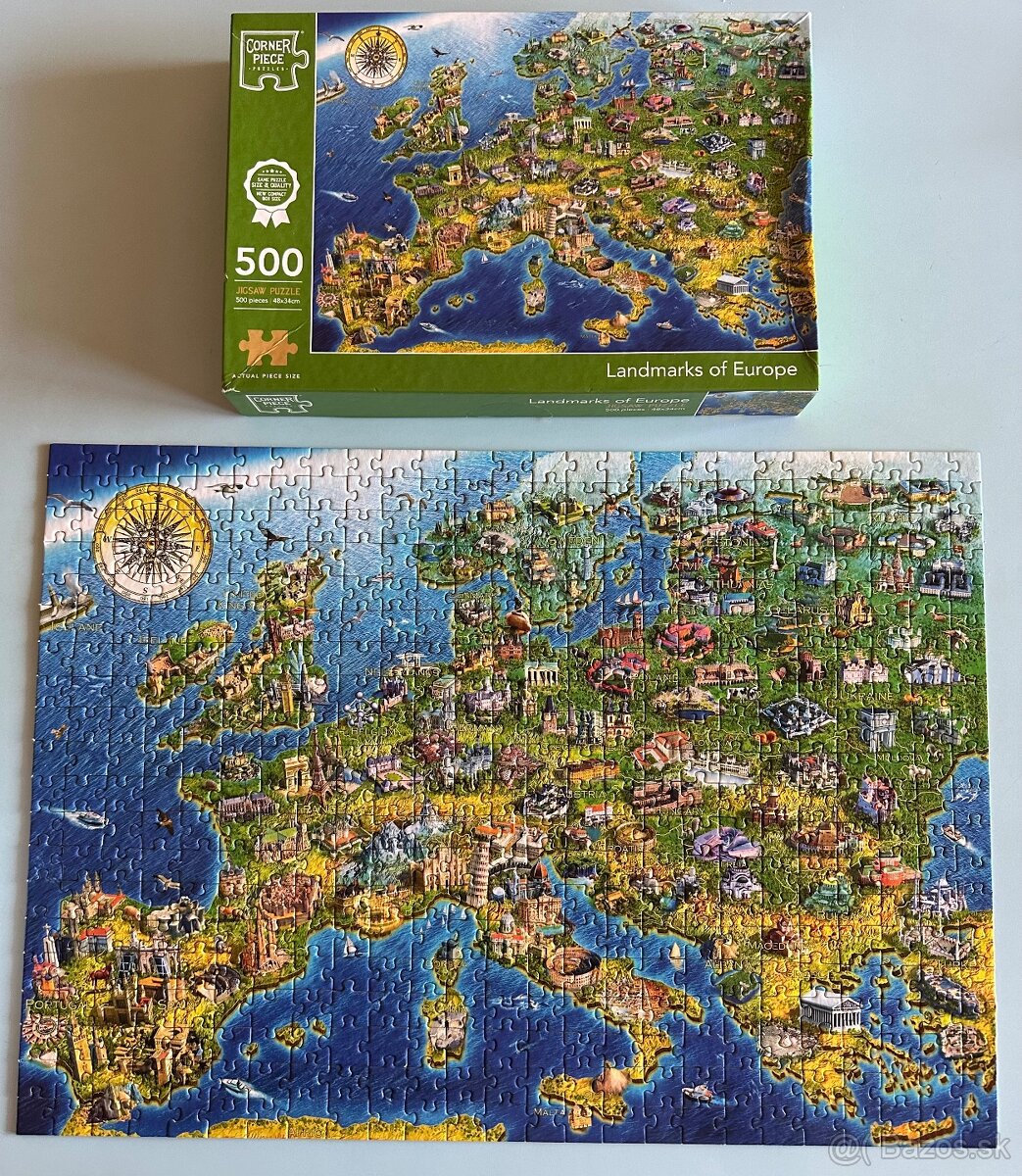 Puzzle Európa 500