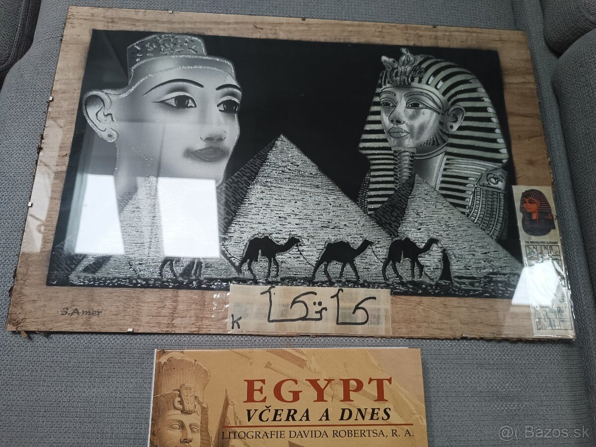 Predám knihu Egypt+ papyrus