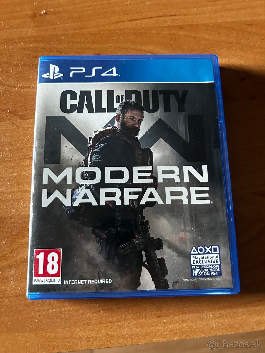 Predám Call of Duty Modern Warfare na PS4