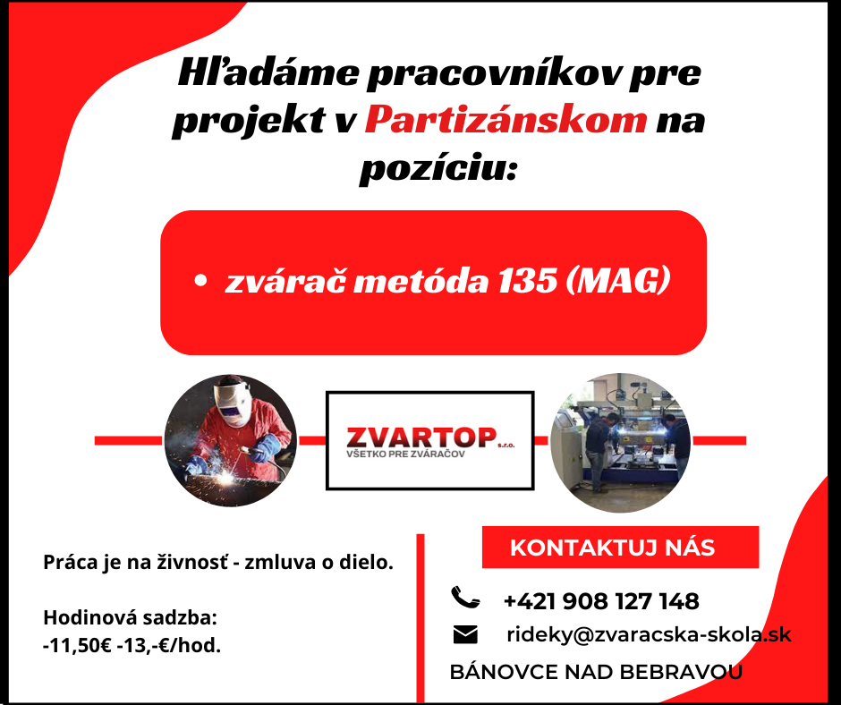 Zvárač metóda 135