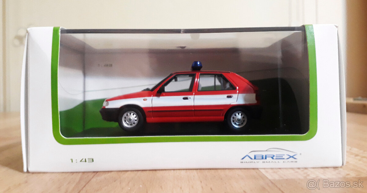 Abrex 1:43 Škoda Felicia Požární velitelský vůz