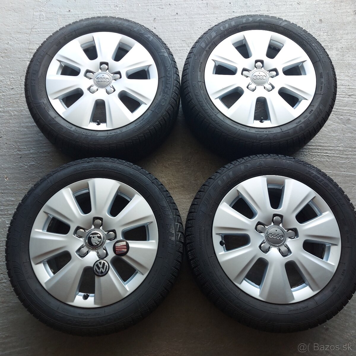 16"Elektróny originál Audi A3 5x112 205/55 R16