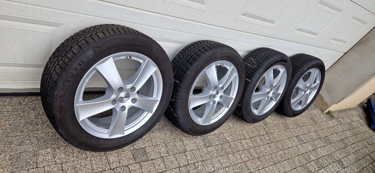 Zimné ALU 215/55R17 XL, 5x115, 7,5Jx17