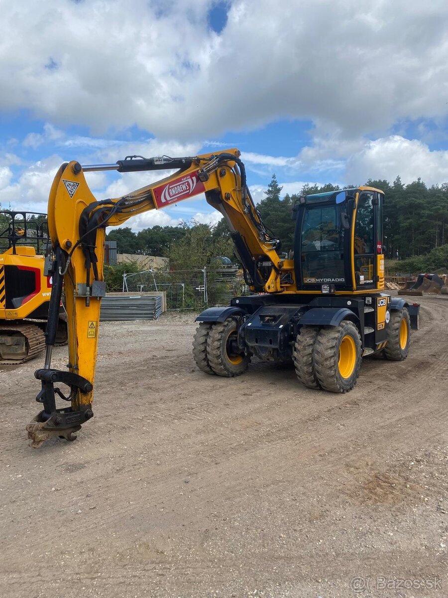 Kolový bagr JCB Hydradig 110W, r.v. 2018, 4616 motohodin