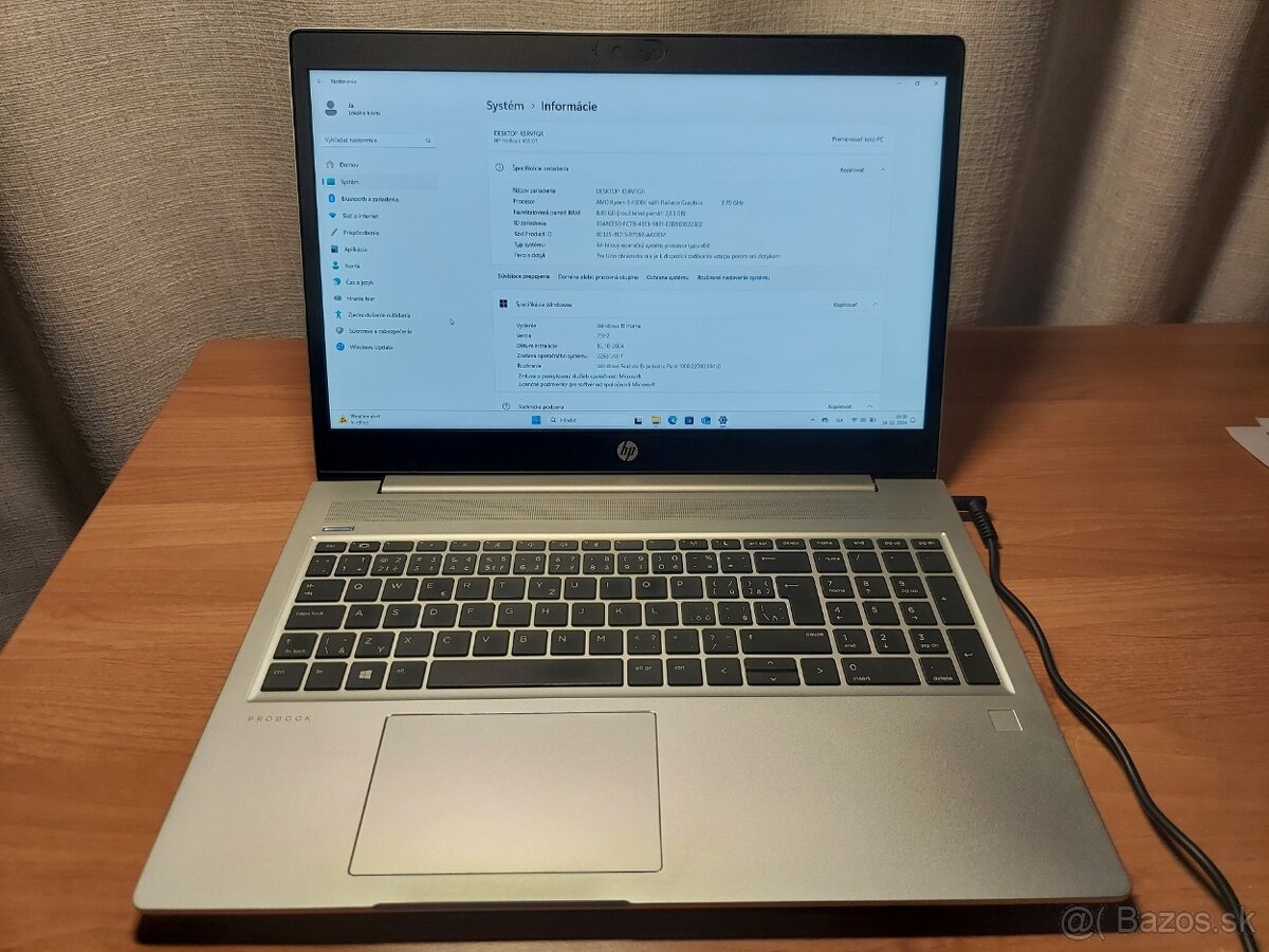 Rezervovany: HP Probook 455 G7