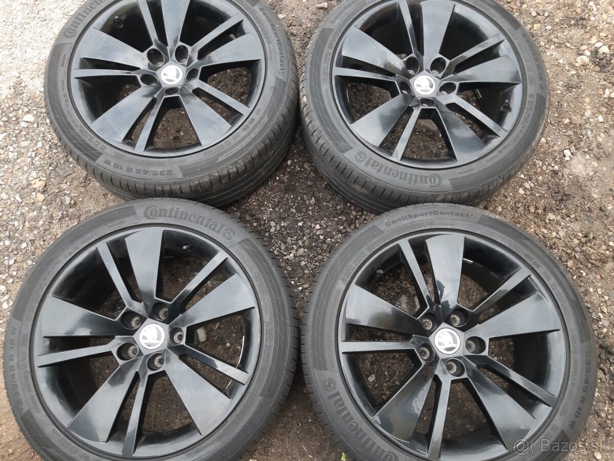 Elektrony originál ŠKODA SUPERB 5x112r18