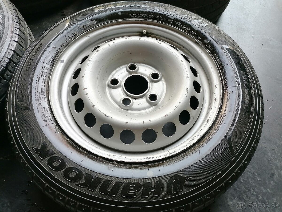 Sada = 5x120 = orig. VOLKSWAGEN = s pneu = 205/65 R16C