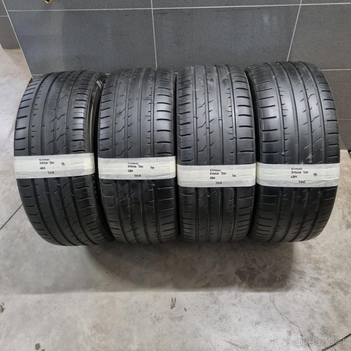 Letné pneumatiky 275/45 R20 KUMHO DOT4817