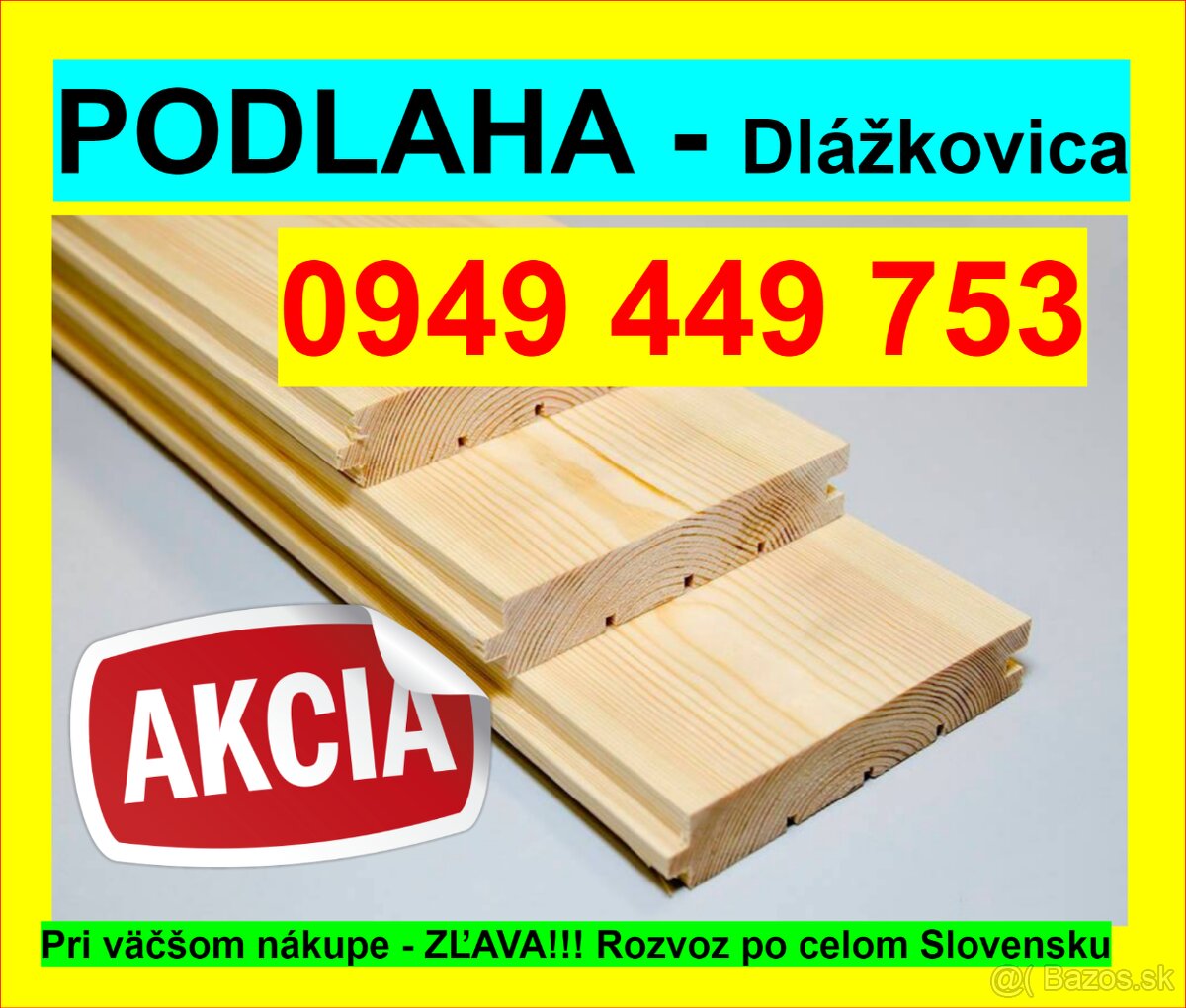 #37. Najlacnejšia Podlaha, Dlážkovica, Palubky 0949 449 753